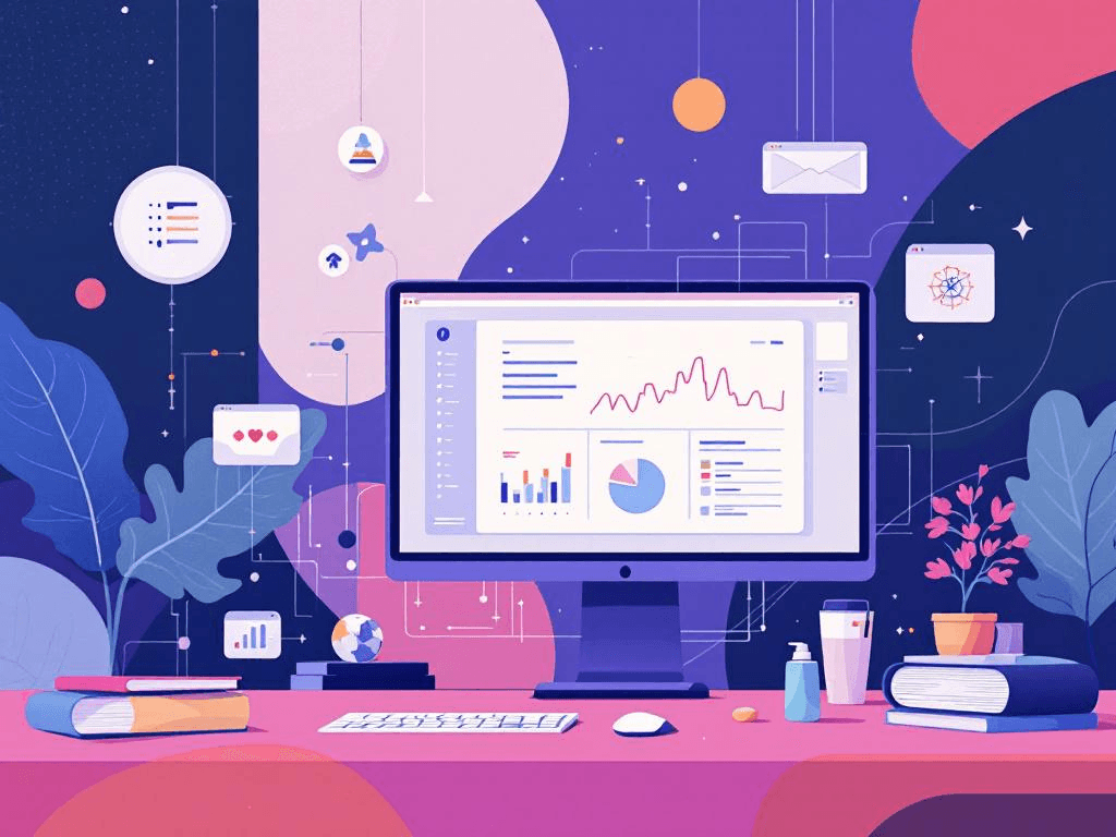 A professional abstract illustration representing the concept of The Seductive Promise of Full Automation in Data Science....