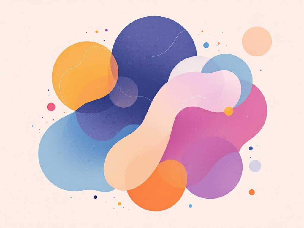 A professional abstract illustration representing the concept of What these terms actually mean in Data Science